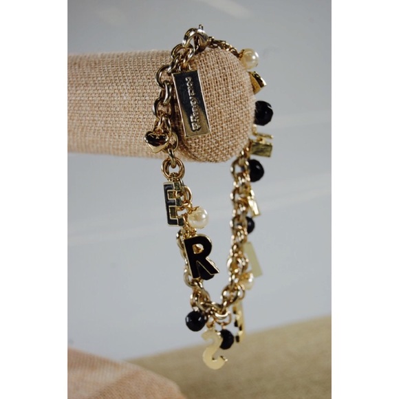Dolce & Gabbana ‘Desire’ Black Gold Charm Bracelet - Picture 2 of 6